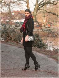 Winterlook: Ein Strickkleid elegant stylen