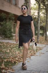 Look camiseta negra | ALL BLACK OUTFIT
