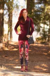 Soft Surroundings – Superslim Rosa Rose Leggings Styled