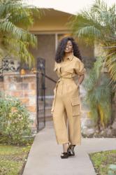 Baggy Cargo Jumpsuit