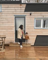 Une nuit dans une Tiny House en famille