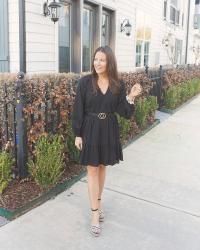 Long Sleeve Black Dress