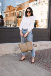 This or That: The Spring White Blouse