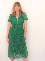 Vibrant Verdant Lace with Va Va Voom.