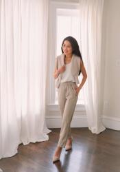 Spring Favorite Find: Faux leather ankle pants