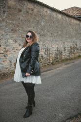 Le blazer en simili