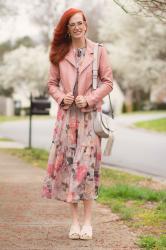 Turning Heads Linkup- Pink Floral Maxi Dress for Spring