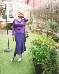 Polka Dot Skirt 2 Ways - and Link-Up