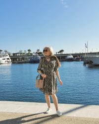 Robe « animal print » chez Laura Kent