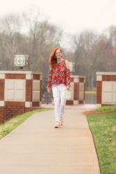 Turning Heads Linkup- XCVI Core Collection – Malinda Pant in White