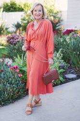 Atomic Orange Dress for Spring Zing