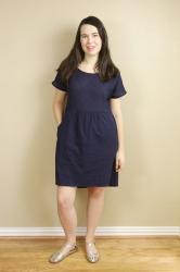 Navy Stripe Fancy Tiger Crafts Fen Dress