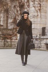 Early Spring with Leather Clothes 