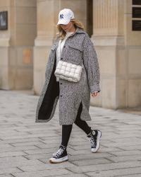 Outfit: It-Piece Shacket x Padded Cassette Bag