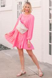 Pink Boho Walmart Dress – Free People Dupe