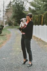 Two Outfits With Mom Jeans