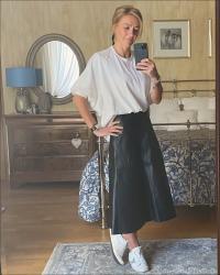 WIW - How To Style A Leather Skirt