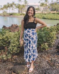 Easy Spring Outfit Idea: Crop Tops & Midi Skirts