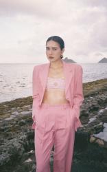 Island Girl in the Pink Suit on Film