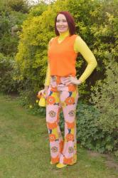 Zara Floral Print Trousers + Style With a Smile Link Up