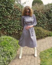 Lilac Dress & Fancy Friday linkup