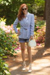 Wearing a Structured Blazer with Shorts
