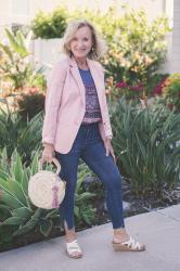 How To Style A Versatile Pink Blazer