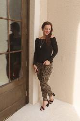 Leopard Jeans for Date Night