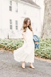 summer capsule favorite: white dresses.