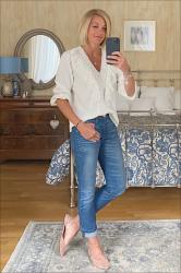 WIW - How To Wear A Pretty White Blouse