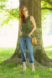 Green Flowy Top – Outfit Inspired by Nature
