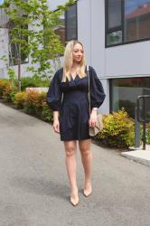 Summer Style: Puff-Sleeve Mini Dress