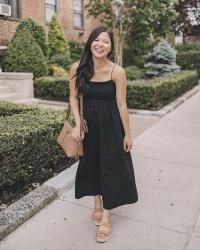 A Black Strappy Dress for Every Summer Occasion