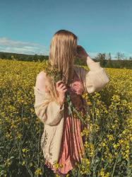 OOTDFlower Dress + Cardigan