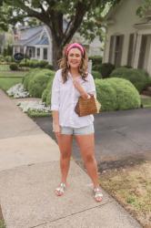 Wardrobe Re-Wear: Casual White Button-Down for Summer