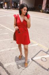 Summer Red Dress