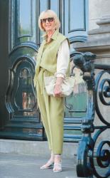 An atypical trouser suit