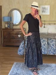 WIW - How To Wear Metallic Stripes