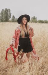 Boho Chic; with Shein.
