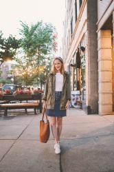 Classic Denim Skirt