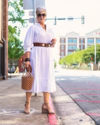 the summer staple the little white dress