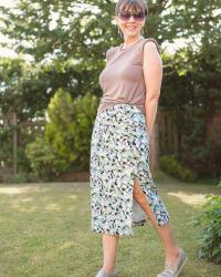 Linen Fibremood Ezra Midi Skirt