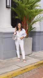 Three Ways to Wear White Jeans this Season