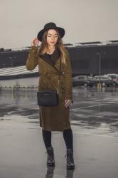 Long khaki coat