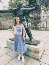 Nottingham Castle And The Robin Hood Statue