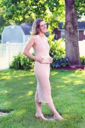 Thursday Fashion Files Link Up #312 – Stretchy Knit Dress for the Summer
