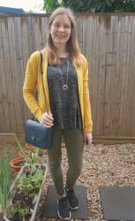 Colourful Cardigans, Peplum Tops And Skinny Jeans With Rebecca Minkoff Love Too Bag