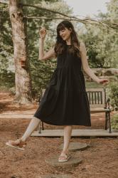 Nisolo Go-To Flatform Sandal + Tent Dresses: An Easy Summer Outfit Combo
