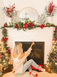 Home Project: Painting My Fireplace Tile White