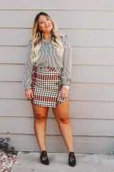 A Plaid Mini Skirt for the Season